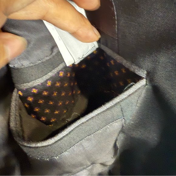 J. Crew & Ing. Loro Piana Black Suit Jacket 42R 100% Wool - Picture 9 of 12